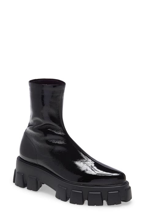 prada monolith pointed|prada monolith boots outfit.